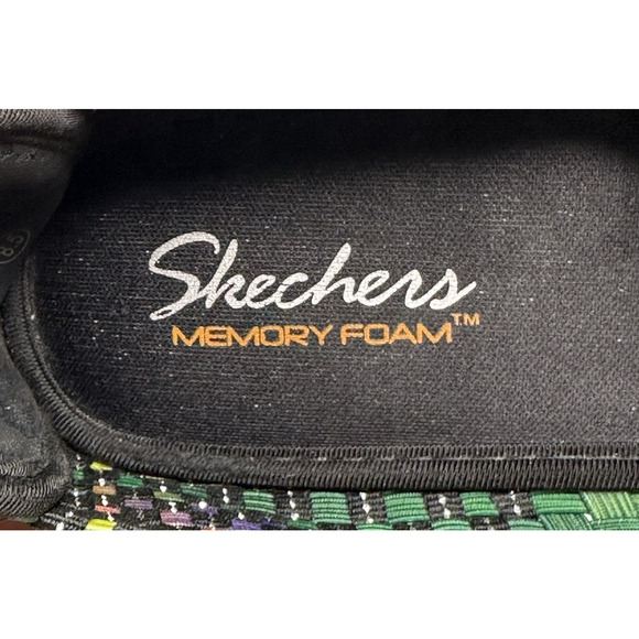 Skechers Parallel Unbeweavable Wedge Sandal Womens Size 8.5 Colorful Slip-On - Picture 8 of 10